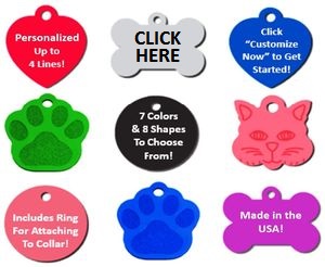 Big Selection Of Pet Tags
